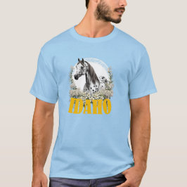 Idaho Appaloosa mit grenzübergreifendem T - Shirt
