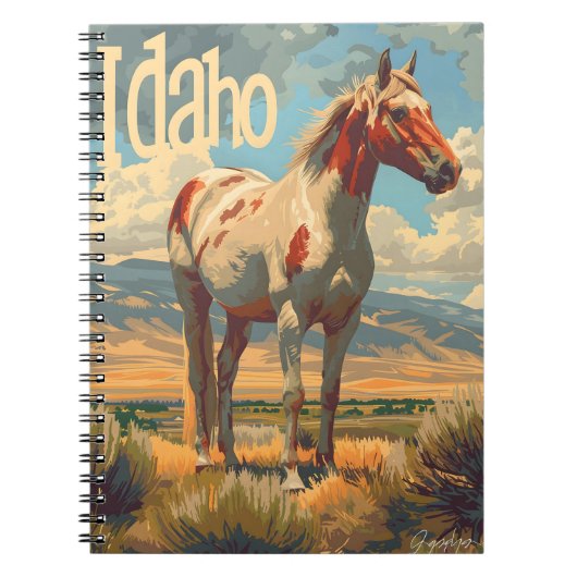 Idaho Appaloosa Pferd Notizblock (Vorderseite)