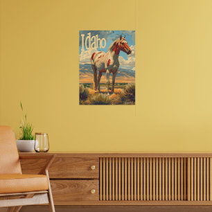 Idaho Appaloosa Pferd Poster