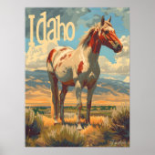 Idaho Appaloosa Pferd Poster (Vorne)