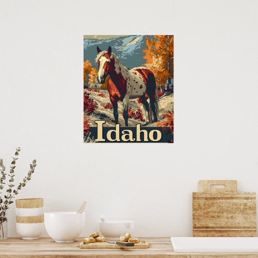 Idaho Appaloosa Poster (Küche)