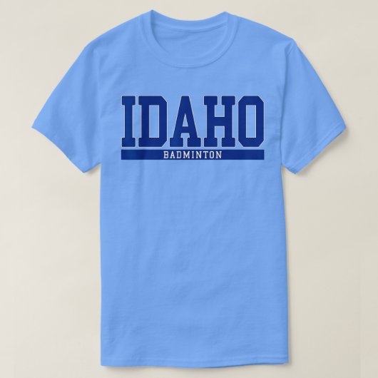 Idaho Badminton T-Shirt (Design vorne)
