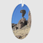 Idaho Balanced Rock Keramik Weihnachtsschmuck Ornament (Vorderseite)