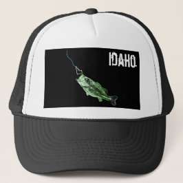 IDAHO BASS - HIER FISCHEREI - STREKENDE IDAHO TRUCKERKAPPE