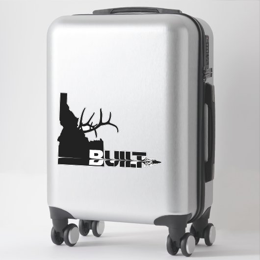 Idaho baut Elk Hunter Vinyl Decal Aufkleber (Koffer)