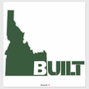 Idaho baut Vinyl Decal Dark Green Aufkleber