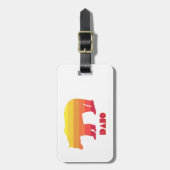 Idaho Bear Gepäckanhänger (Vorderseite vertikal)