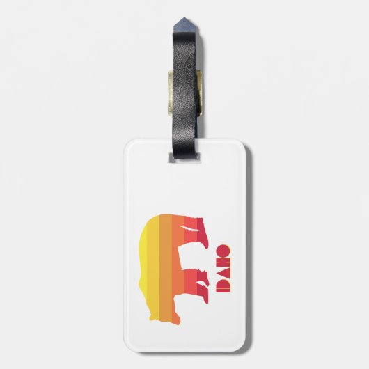 Idaho Bear Gepäckanhänger (Rückseite vertikal)