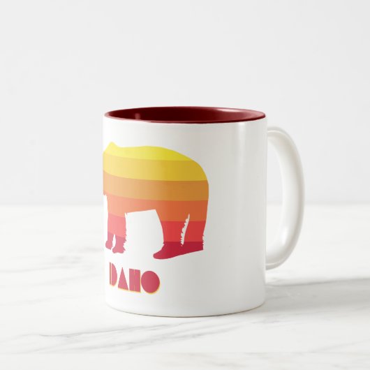 Idaho Bear Zweifarbige Tasse (VorderseiteRechts)