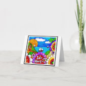 Idaho begrüßen, Idahome, Realtor, IDA-Zuhause-Spaß Karte (Vorderseite)