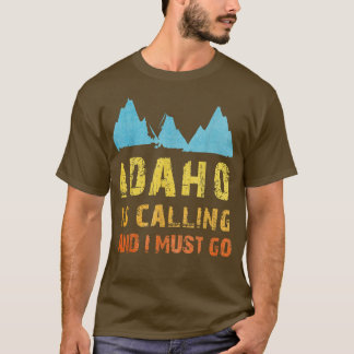 Idaho Berge Diamond Peak Gem Staat Reisen W T-Shirt