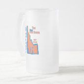 Idaho-Bier-Tasse Mattglas Bierglas (Vorderseite Links)