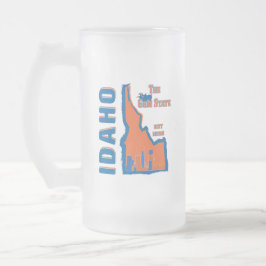 Idaho-Bier-Tasse Mattglas Bierglas