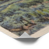 Idaho - Blick auf Männer auf dem Pferd auf dem Tet Poster (Ecke)