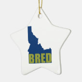 Idaho Bred Keramikornament (Links)