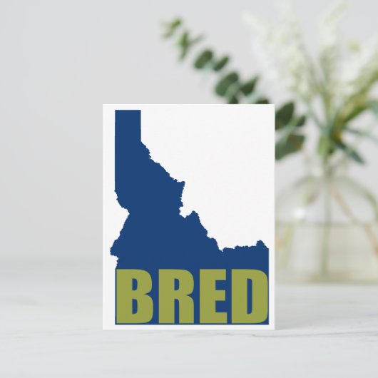 Idaho Bred Postkarte (Stehend Vorderseite)
