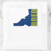 Idaho Bred Rechteckiger Aufkleber (Tasche)