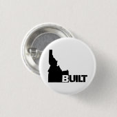 Idaho Built (Black) Button (Vorne & Hinten)
