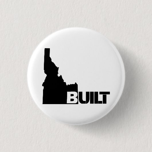 Idaho Built (Black) Button (Vorderseite)