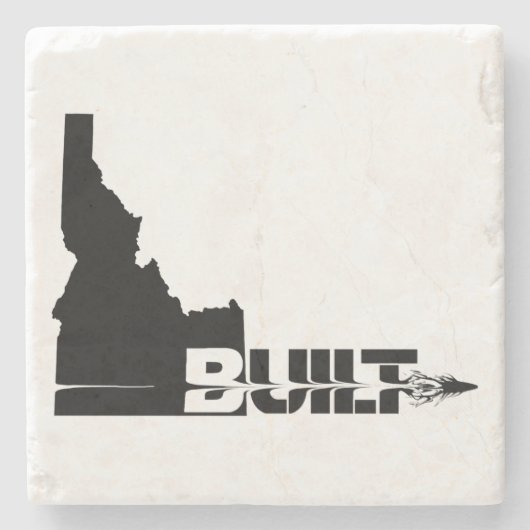 Idaho Built Bullet Steinuntersetzer (Vorderseite)