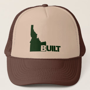 Idaho Built Center (Dark Green) Trucker Hat Truckerkappe