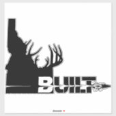 Idaho Built Deer Hunter Vinyl Decal Aufkleber (Blatt)