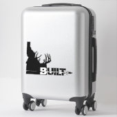 Idaho Built Deer Hunter Vinyl Decal Aufkleber (Koffer)