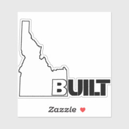 Idaho Built Hybrid Vinyl Decal Aufkleber