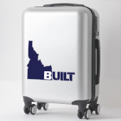 Idaho Built Vinyl Decal Dark Blue Aufkleber (Koffer)