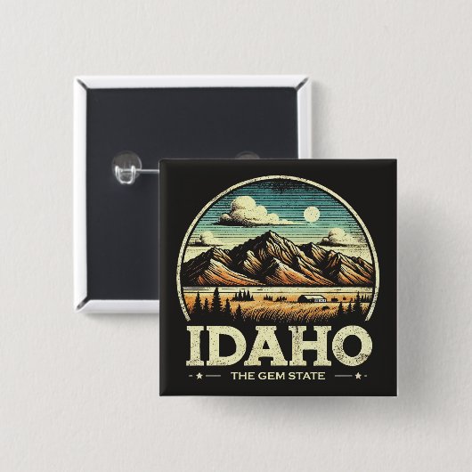 Idaho Button (Vorne & Hinten)