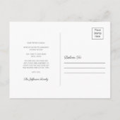 Idaho Chalkboard Staat Karte Modern Postkarte (Rückseite)