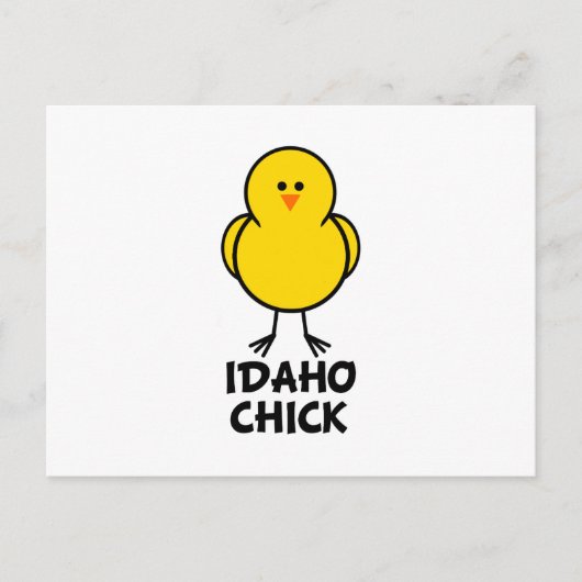 Idaho Chick Postkarte (Vorderseite)