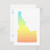 Idaho Chillout Einladung (Vorne/Hinten)