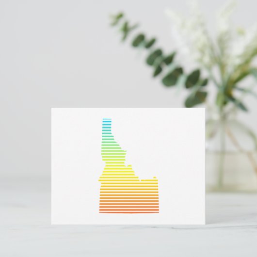 Idaho Chillout Postkarte (Stehend Vorderseite)