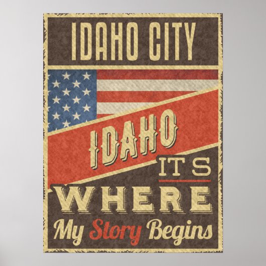 Idaho City Idaho Poster (Vorne)