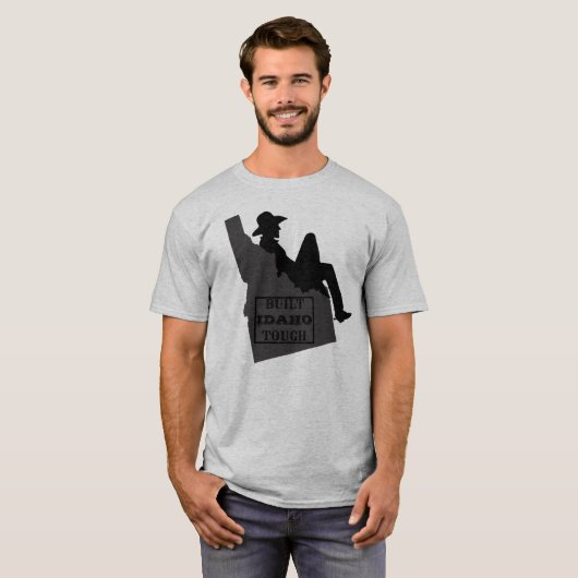 Idaho Cowboy - BUILT IDAHO TOUGH T - Shirt (Vorne ganz)