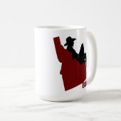 Idaho Cowboy Coffee Tasse (VorderseiteRechts)