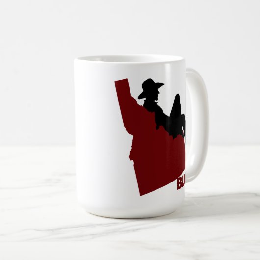 Idaho Cowboy Coffee Tasse (VorderseiteRechts)