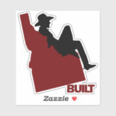 Idaho Cowboy Vinyl Decal Aufkleber (Blatt)
