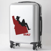Idaho Cowboy Vinyl Decal Aufkleber (Koffer)