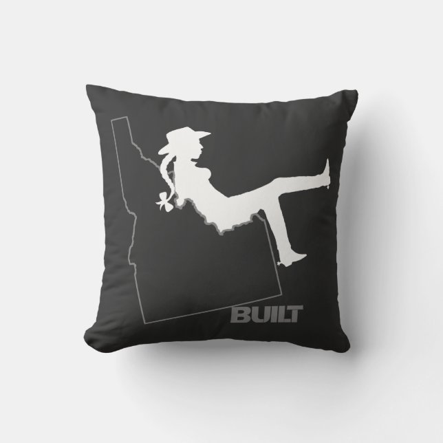 Idaho Cowgirl Kissen (Vorderseite)