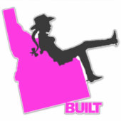 Idaho Cowgirl Vinyl Decal Aufkleber (Vorderseite)
