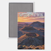 Idaho Craters of the Moon National Monument Magnet (Vorderseite/Rückseite)