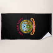 IDAHO CROSSROADS STAAT FLAG STRANDTUCH (Vorderseite)