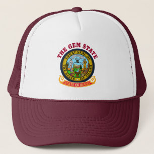 IDAHO CROSSROADS STATE FLAGGE TRUCKERKAPPE