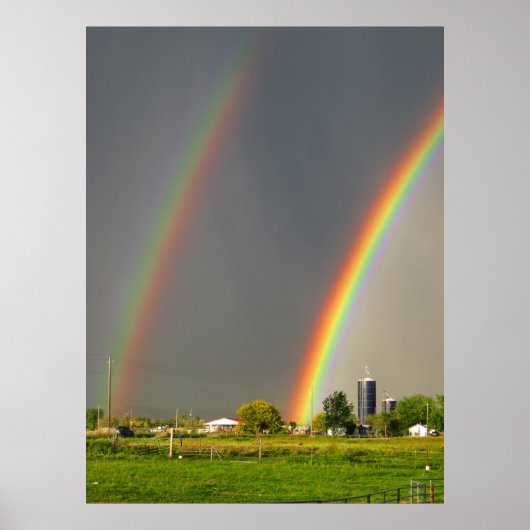 Idaho Double Rainbow Poster (Vorne)