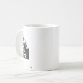 Idaho-Elchjäger mit abgefallenem Geweih Kaffeetasse (Vorderseite Links)