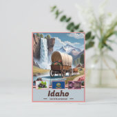 Idaho Elegance: Surreal Showcase Postkarte (Stehend Vorderseite)