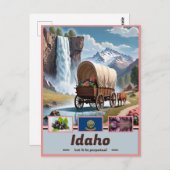 Idaho Elegance: Surreal Showcase Postkarte (Vorne/Hinten)
