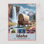 Idaho Elegance: Surreal Showcase Postkarte (Vorderseite)